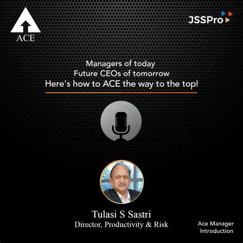 Tulasi Sastri on LinkedIn: please listen to My Ace Manager .